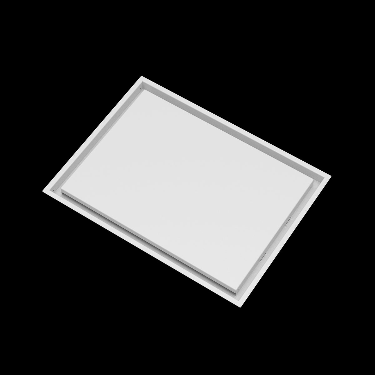 17x23 wall vent cover, angled view