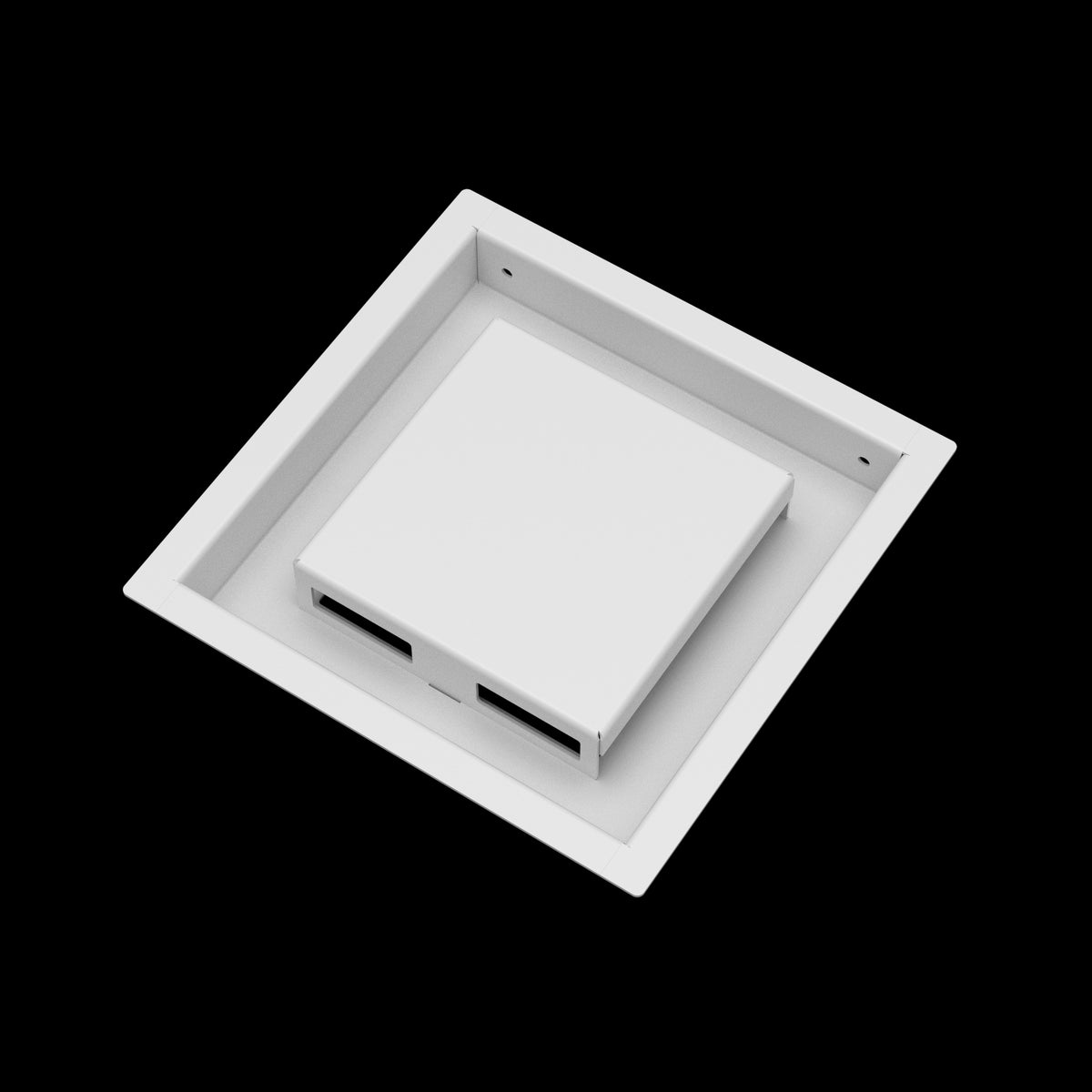 7x7 ceiling vent cover, angled view