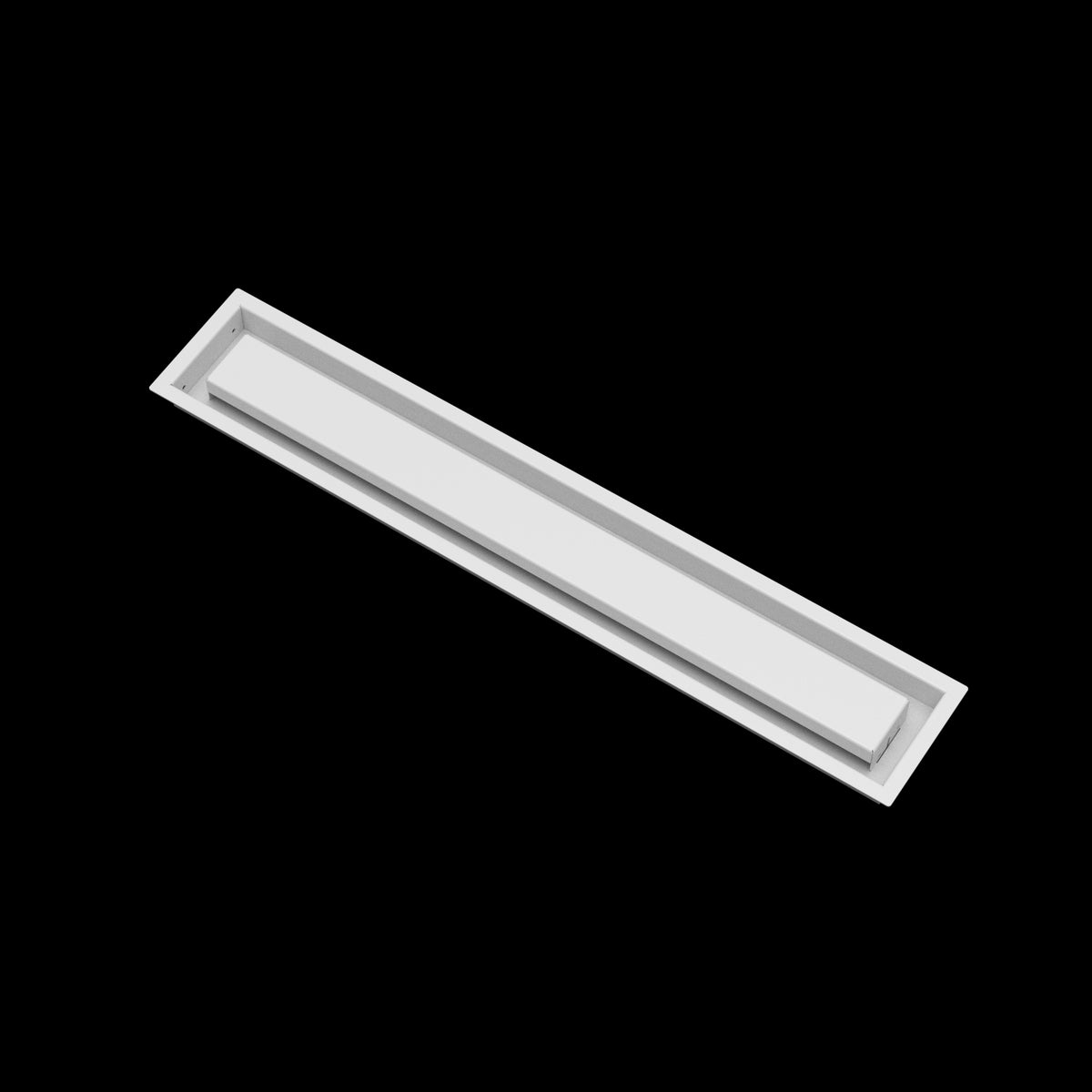 4x27 wall vent cover, angled view