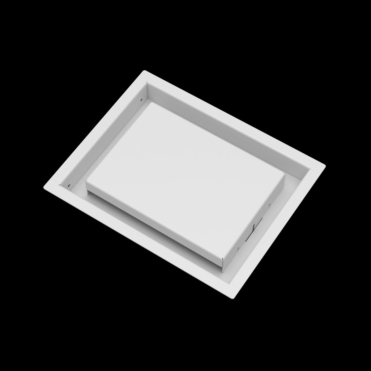 7x9 wall vent cover, angled view