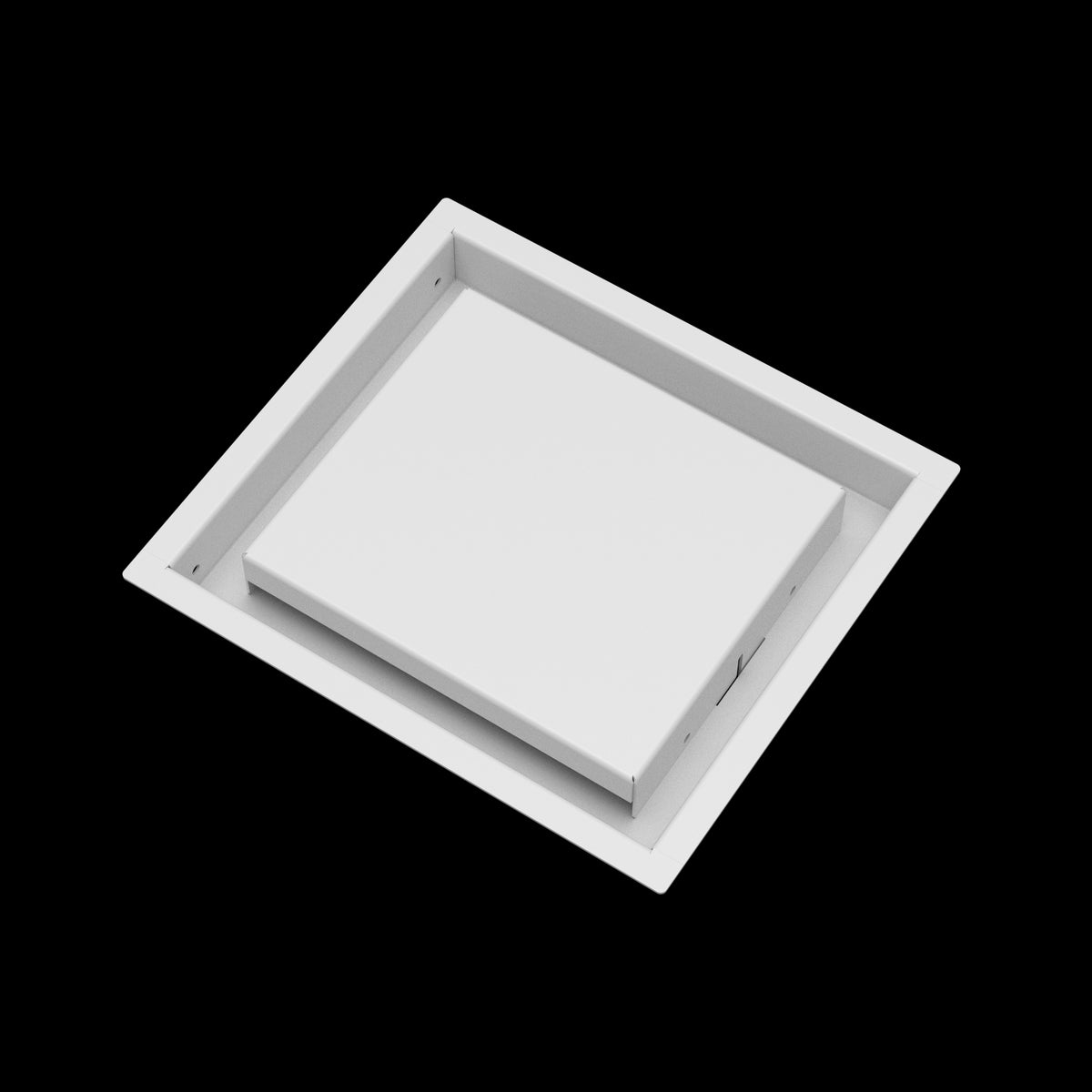 8x9 wall vent cover, angled view
