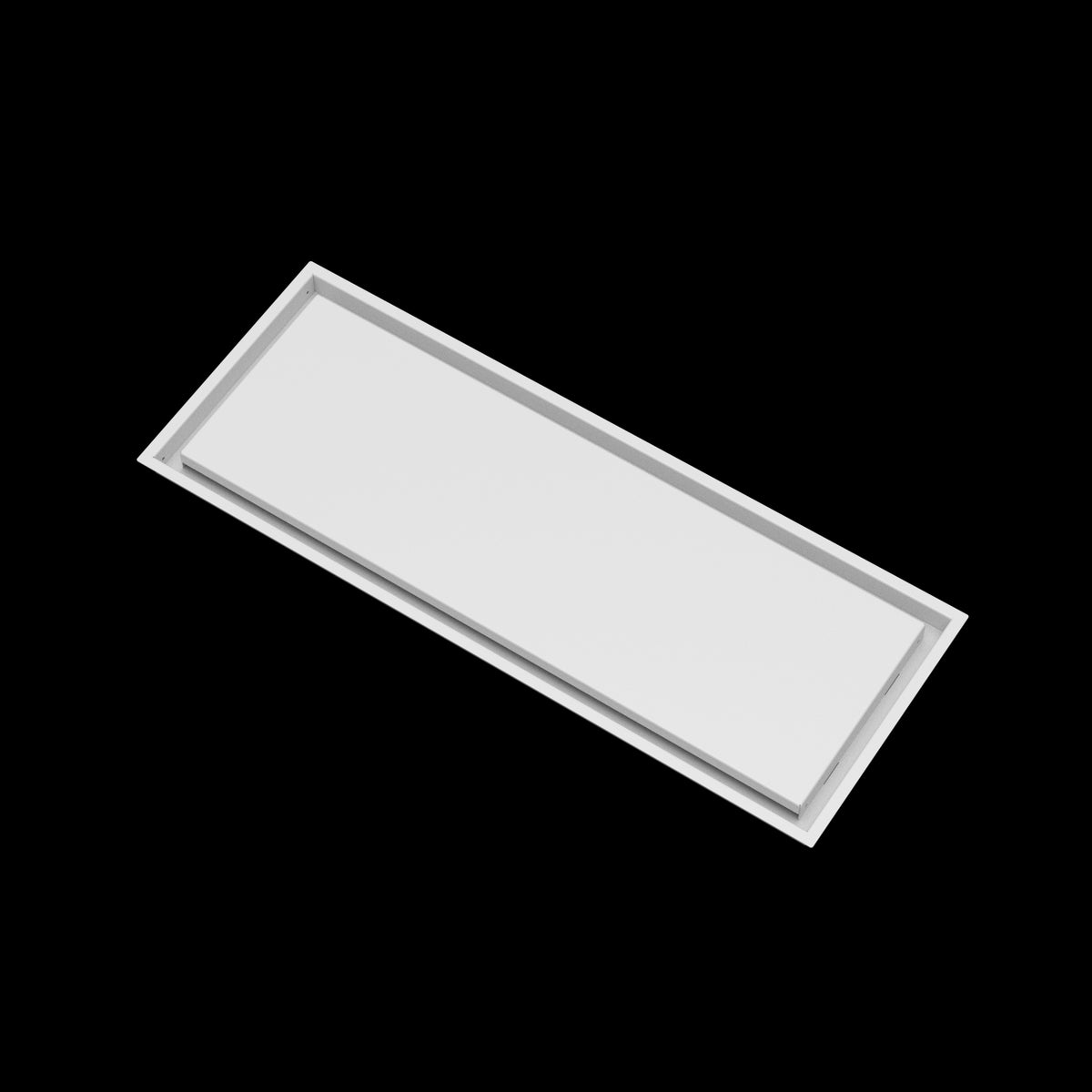 12x33 wall vent cover, angled view