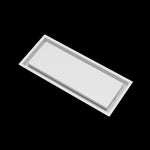 8x20 wall vent cover, angled view