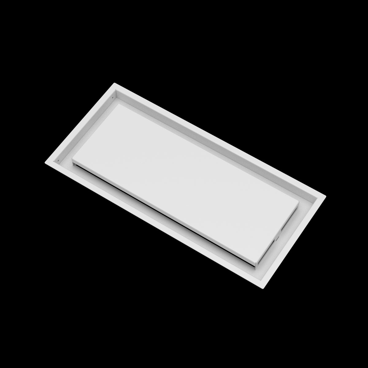 9x20 ceiling vent cover, angled view