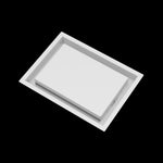 8x11 wall vent cover, angled view