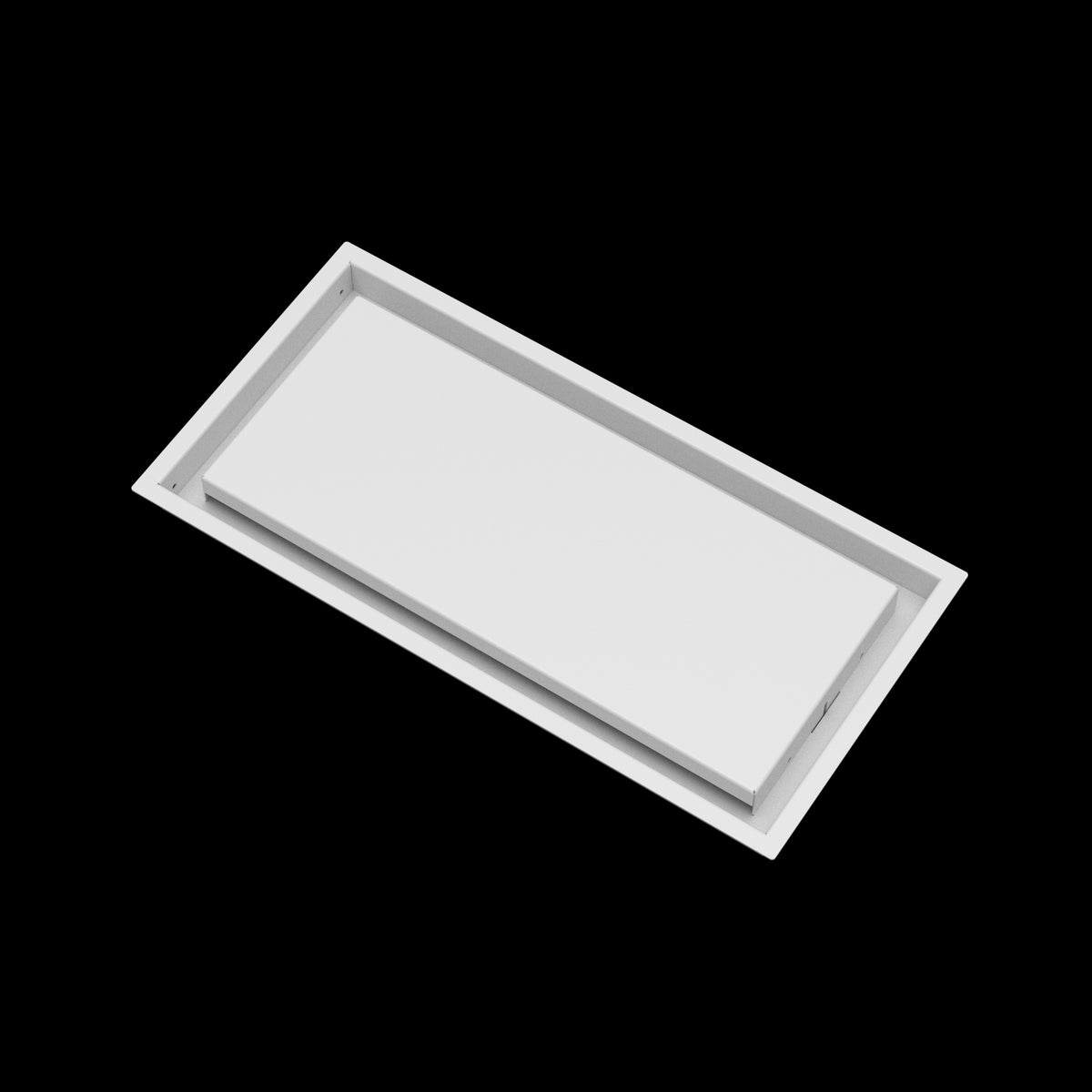 9x19 wall vent cover, angled view