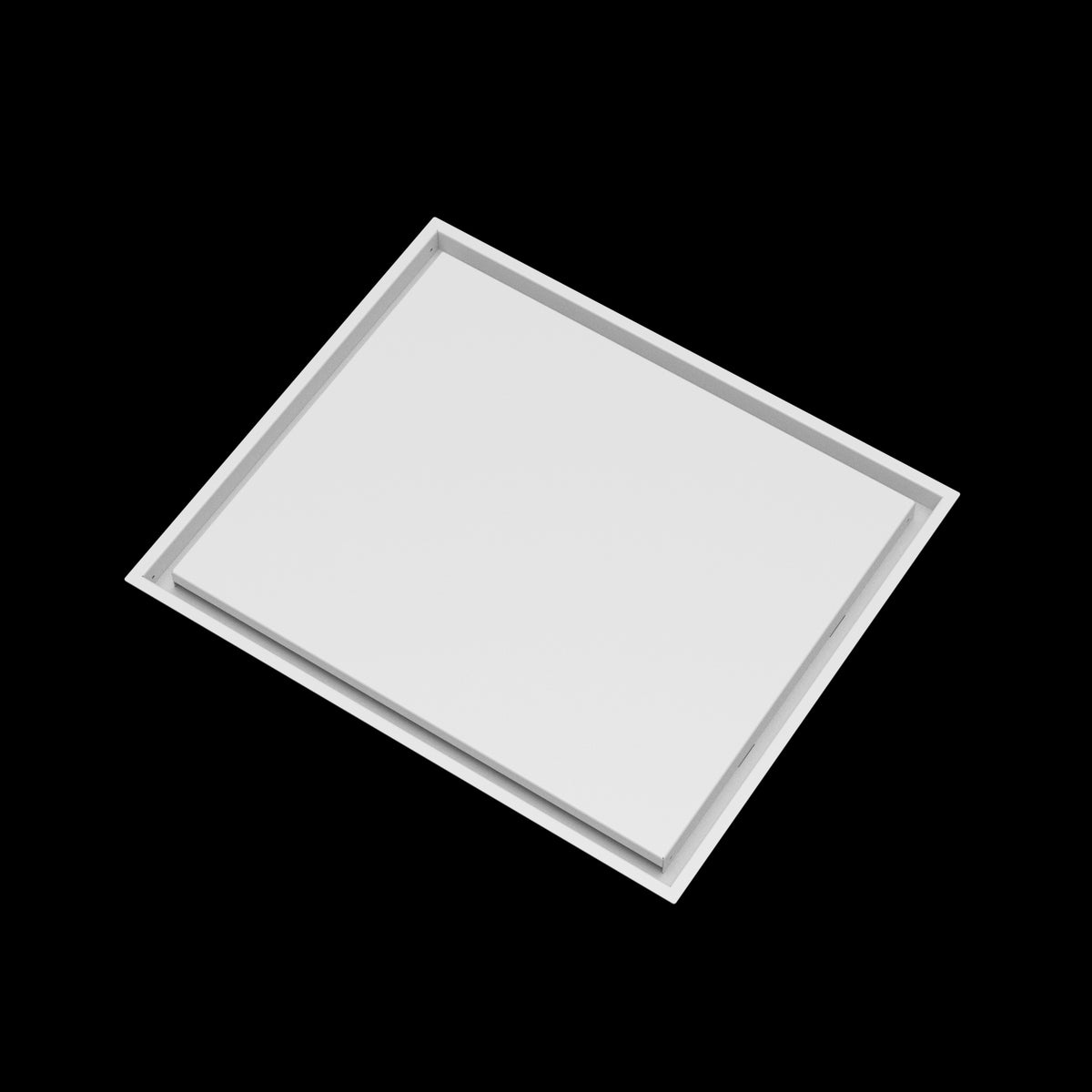 21x25 wall vent cover, angled view