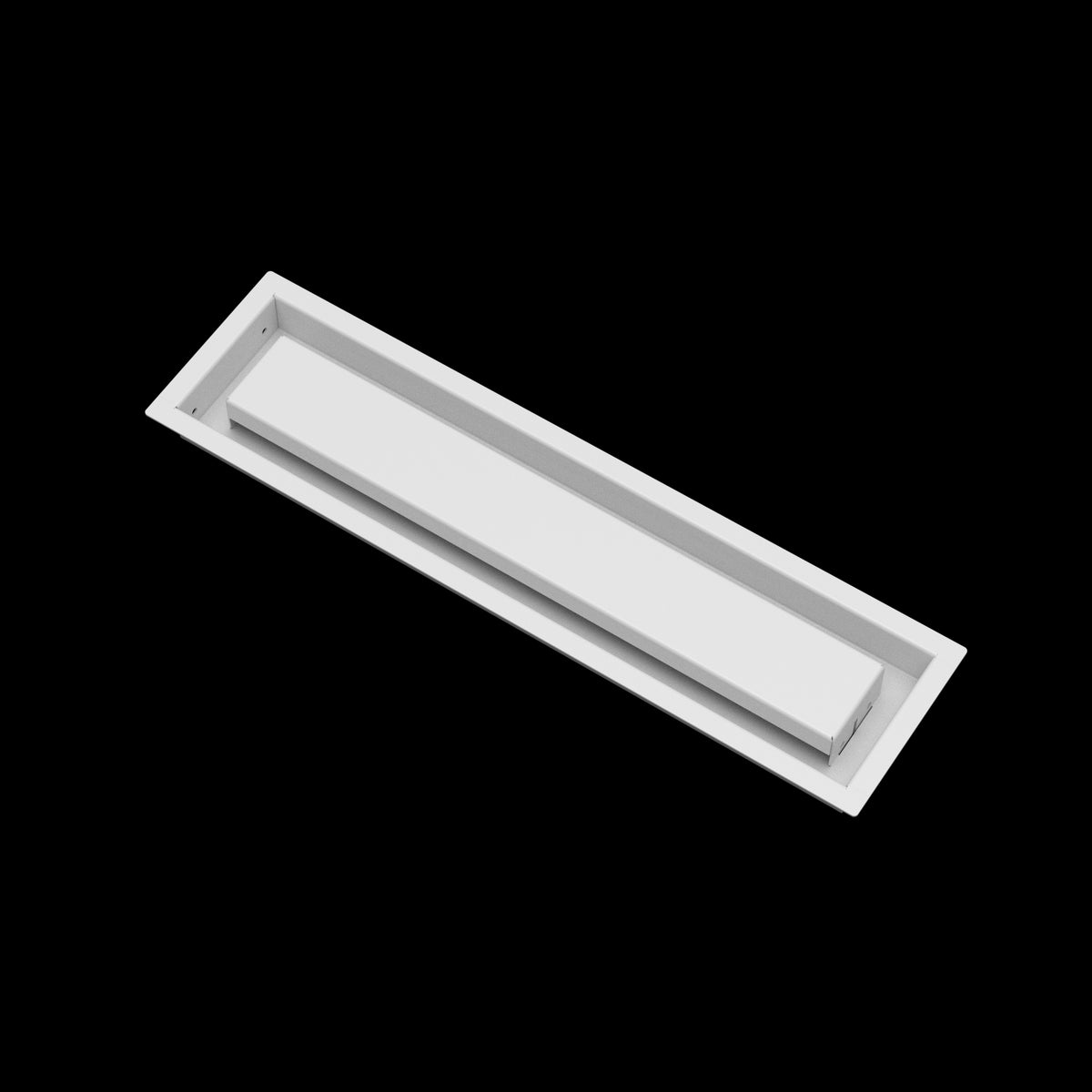4x18 wall vent cover, angled view