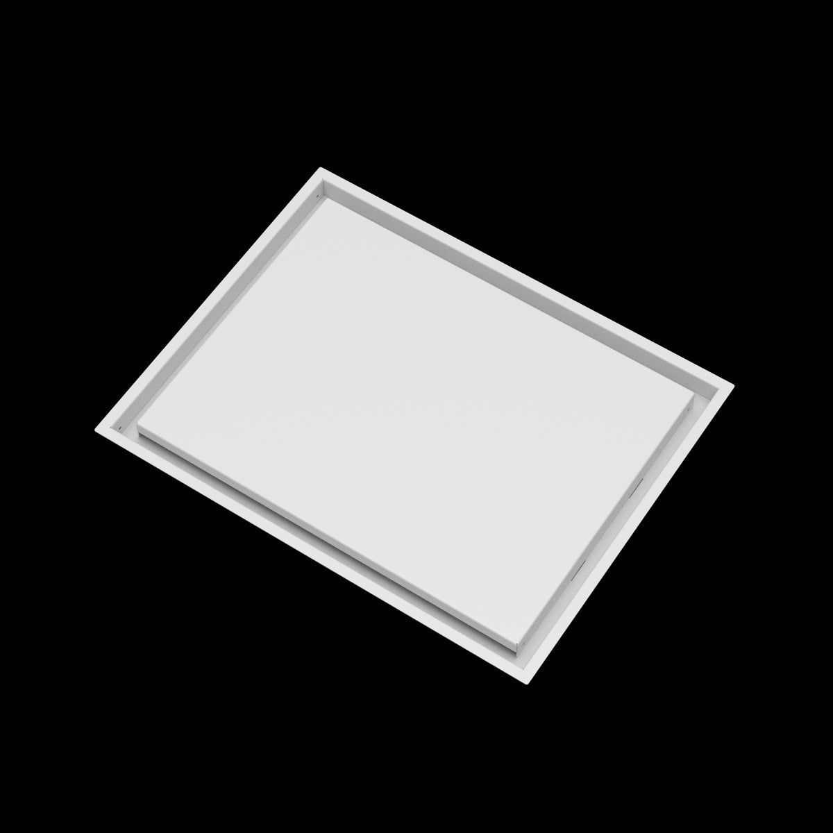 17x22 wall vent cover, angled view