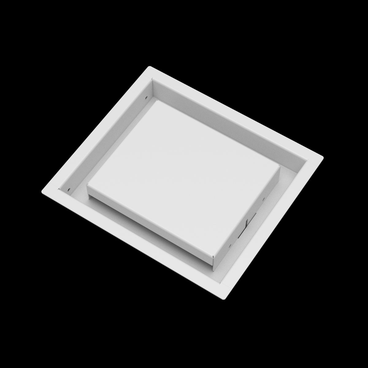 7x8 wall vent cover, angled view