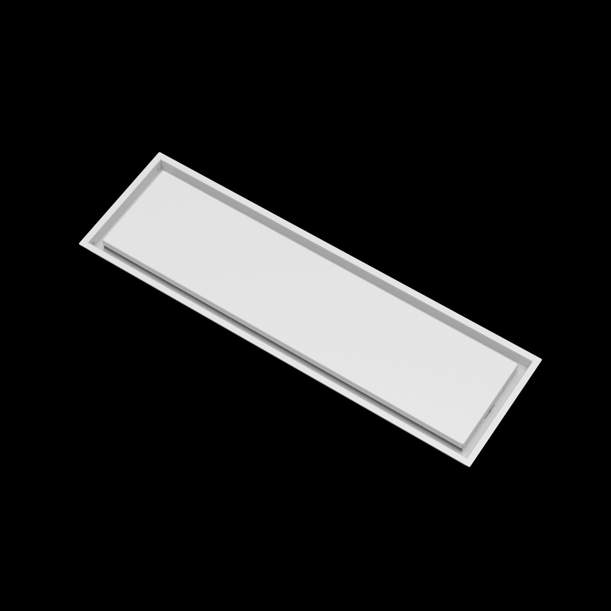 10x35 wall vent cover, angled view