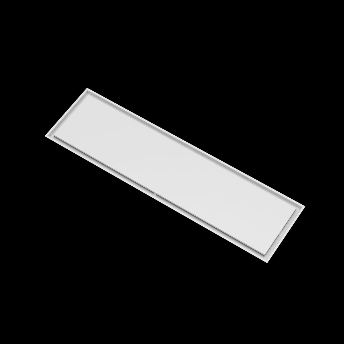 17x63 ceiling vent cover, angled view