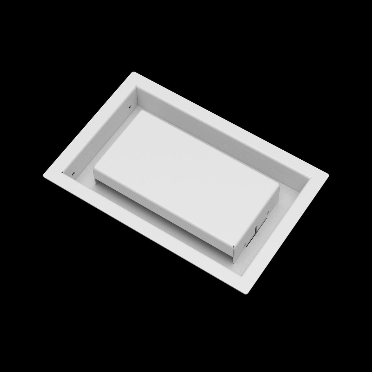 5x8 wall vent cover, angled view