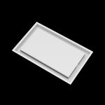 11x18 ceiling vent cover, angled view