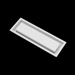 5x16 wall vent cover, angled view