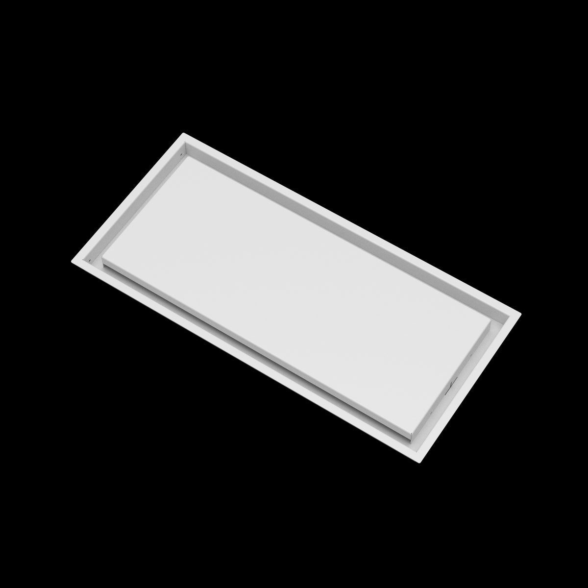 11x24 wall vent cover, angled view
