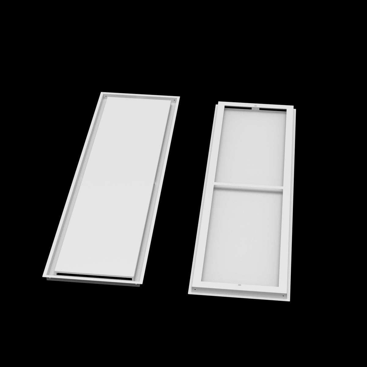 15x54 ceiling vent cover, front and back