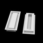 4x13 wall vent cover, front and back
