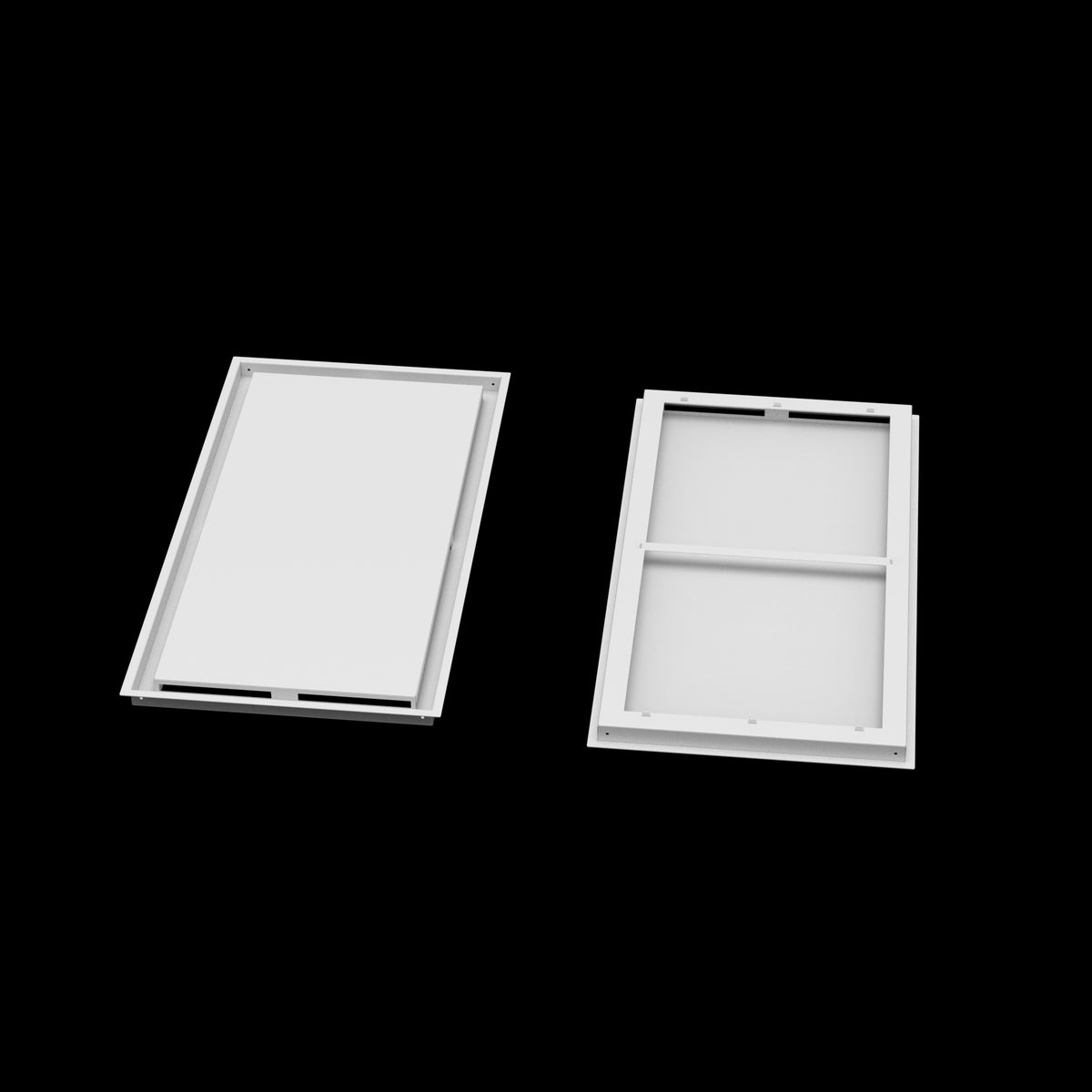 17x33 ceiling vent cover, front and back