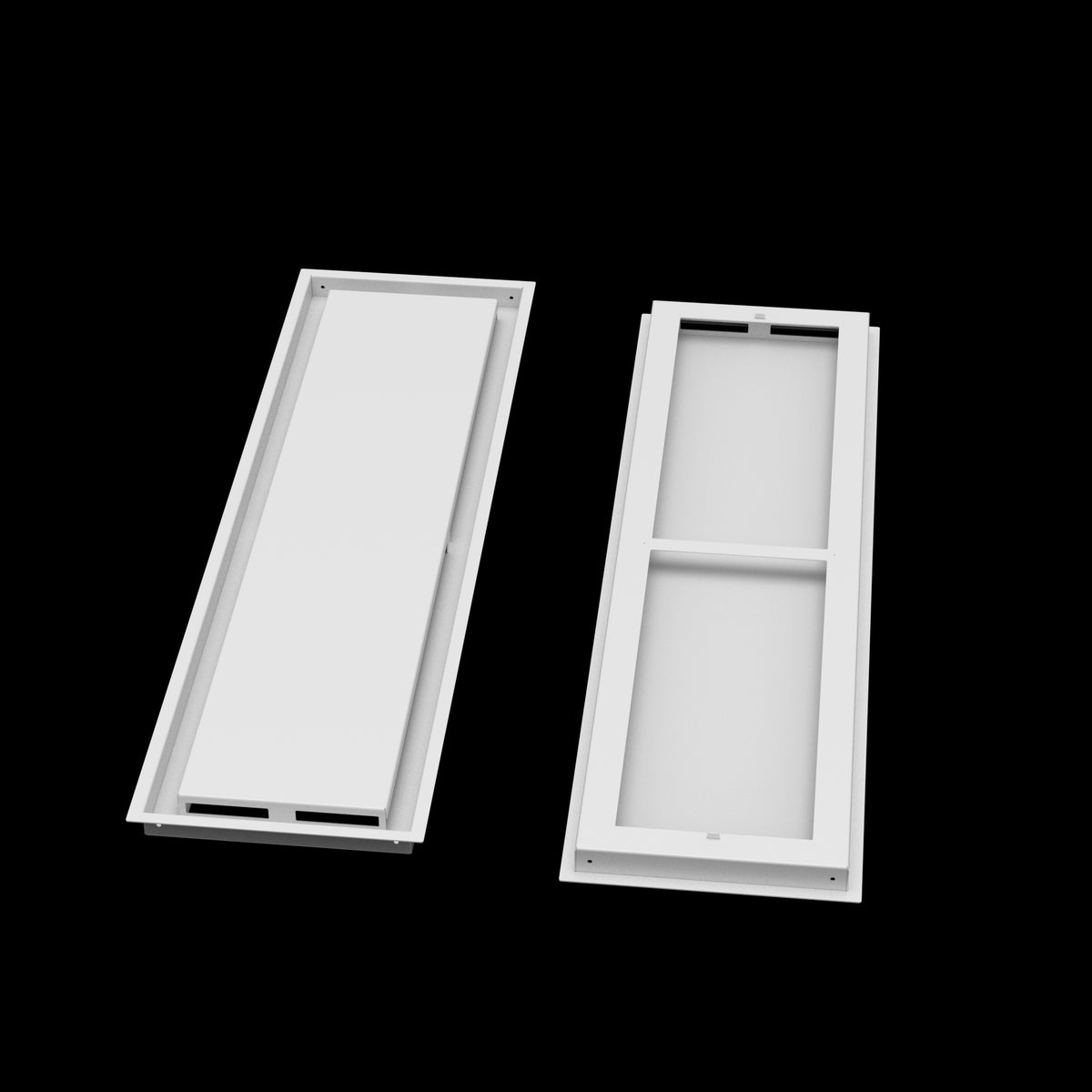 10x37 ceiling vent cover, front and back