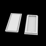 9x24 wall vent cover, front and back