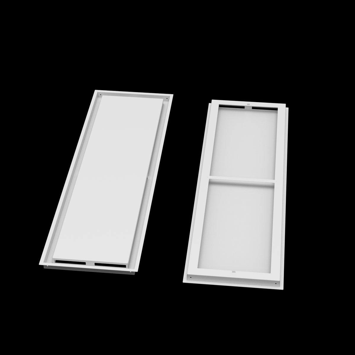 13x45 ceiling vent cover, front and back