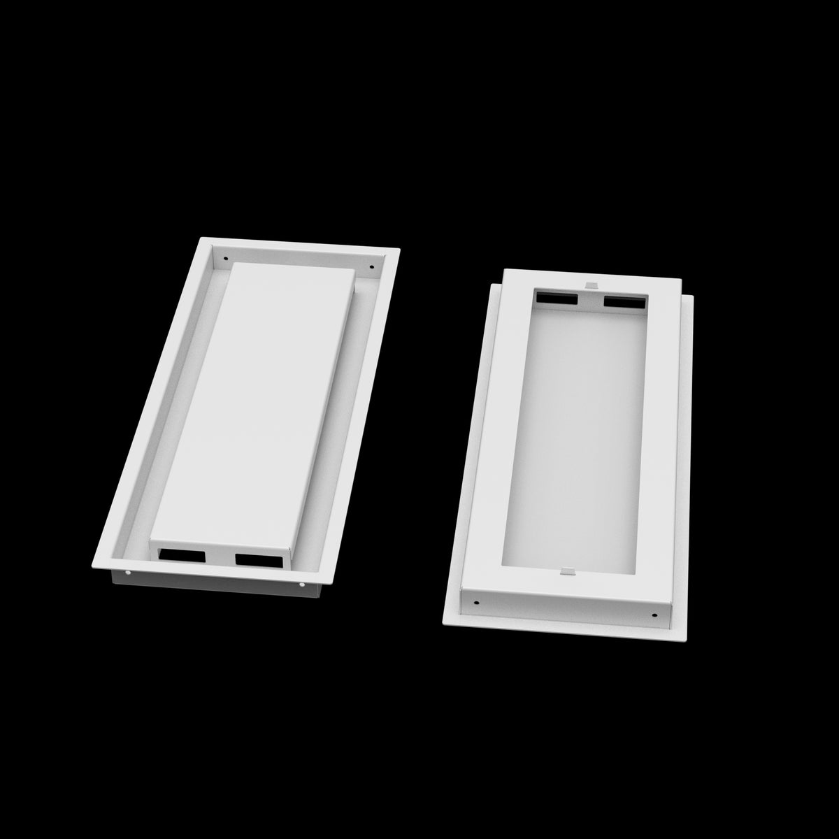 7x19 ceiling vent cover, front and back