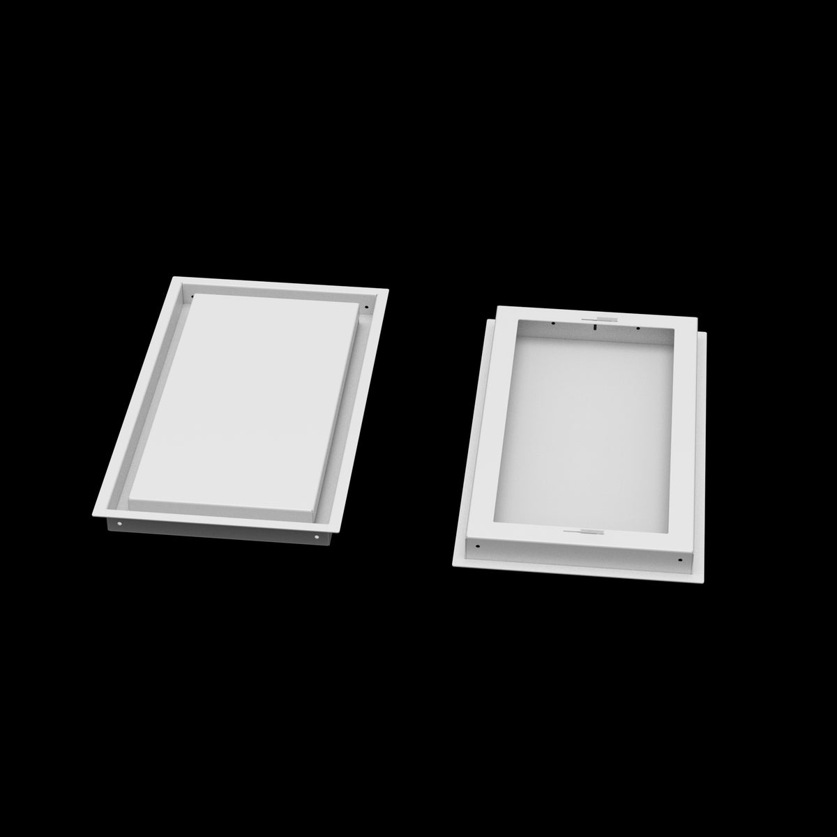 10x18 wall vent cover, front and back