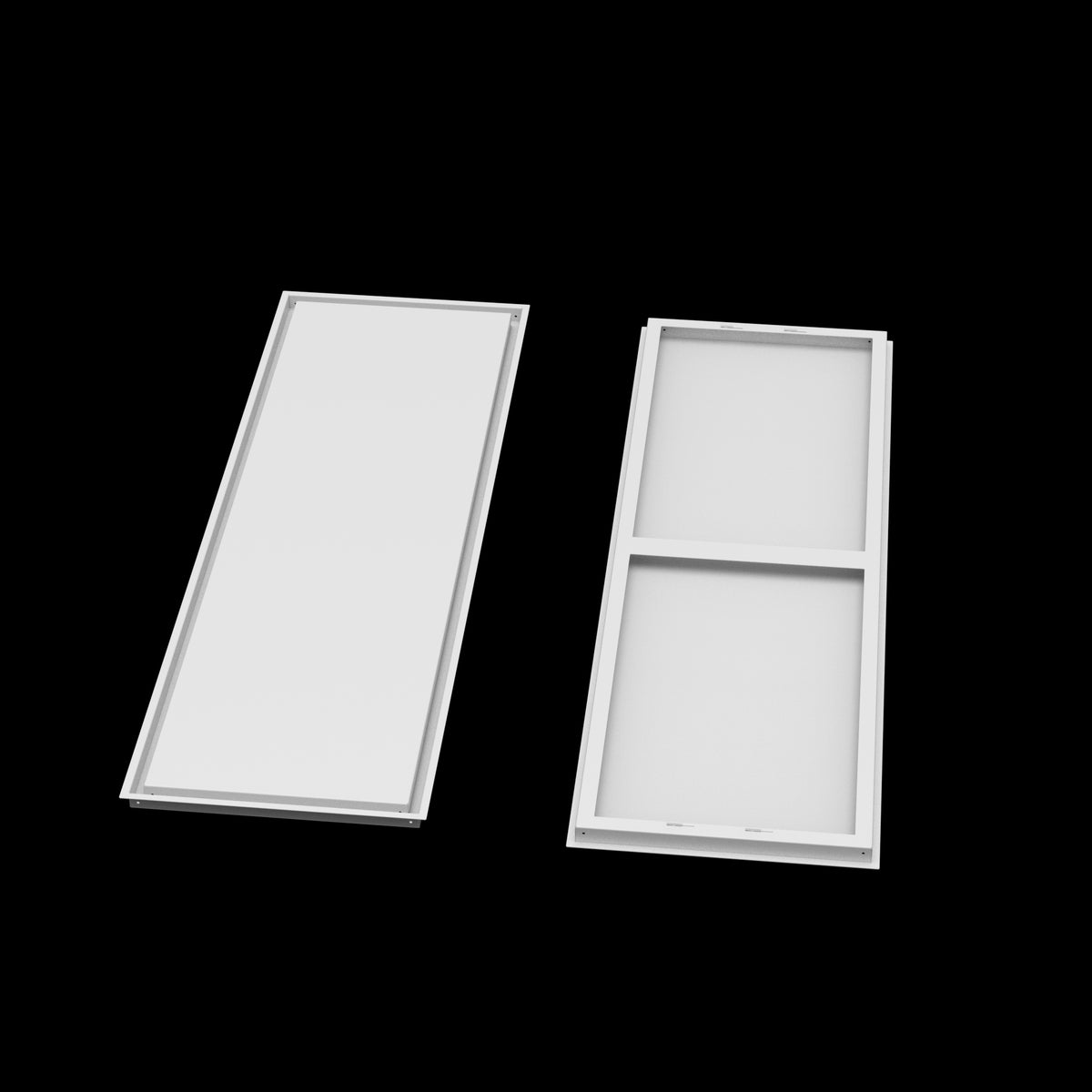 19x60 wall vent cover, front and back