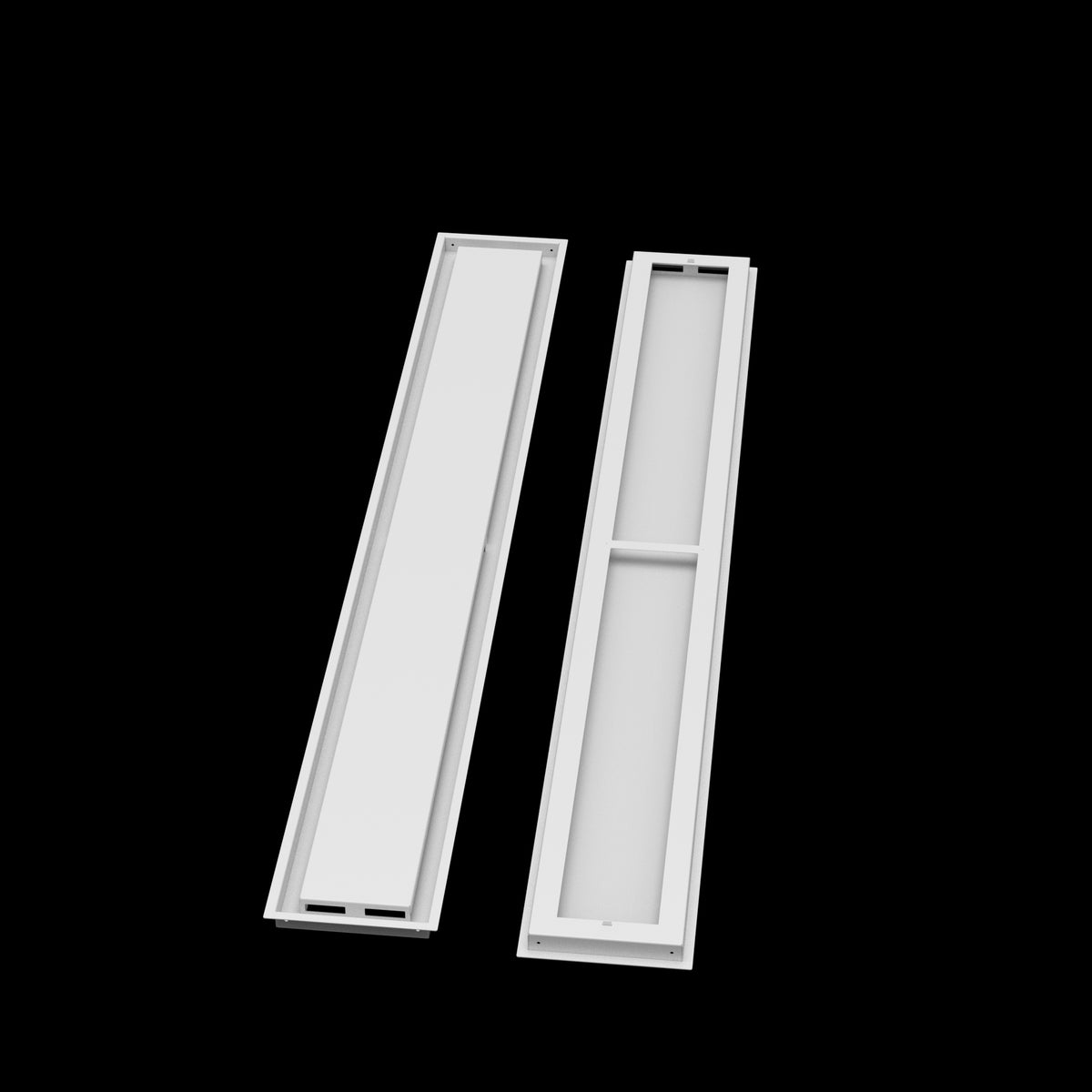8x66 ceiling vent cover, front and back
