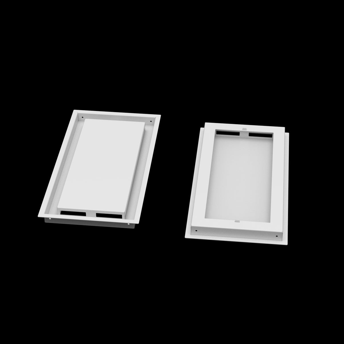 9x18 ceiling vent cover, front and back