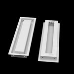4x16 wall vent cover, front and back