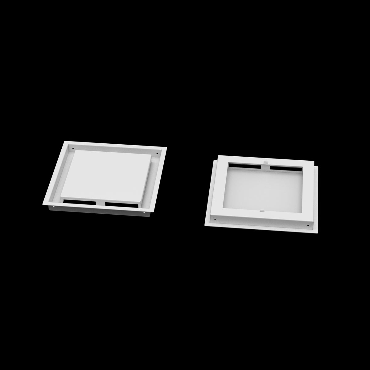 11x11 ceiling vent cover, front and back