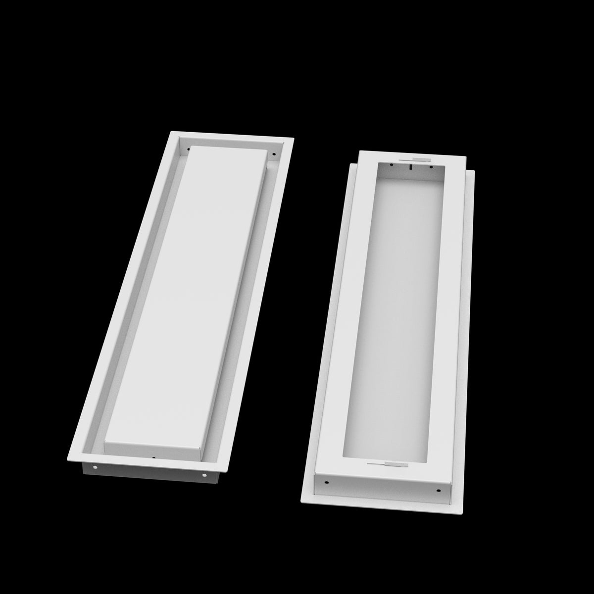 6x26 wall vent cover, front and back