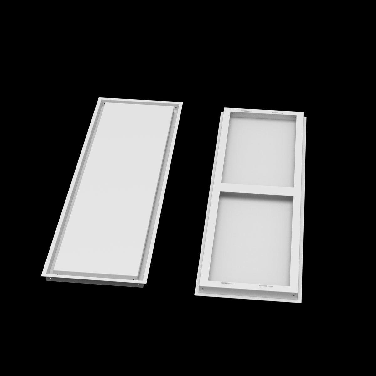 13x43 wall vent cover, front and back
