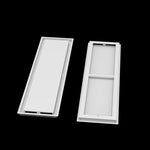 11x41 ceiling vent cover, front and back