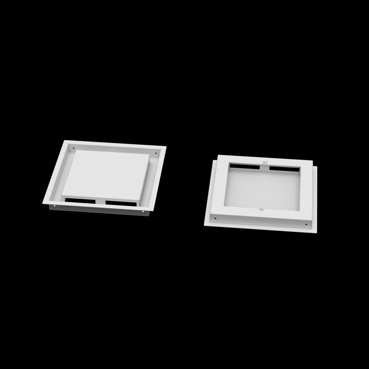 10x10 ceiling vent cover, front and back