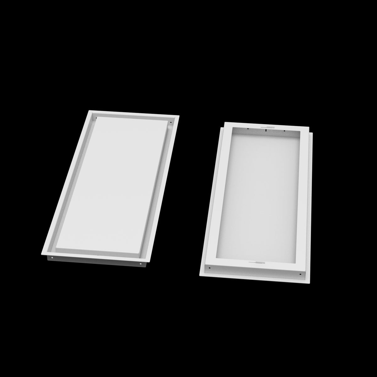 11x28 wall vent cover, front and back