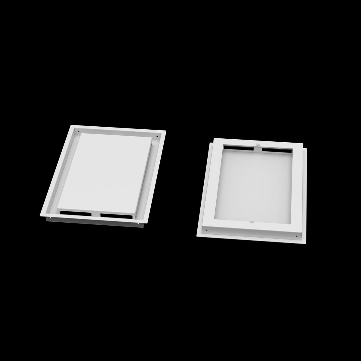 11x17 ceiling vent cover, front and back
