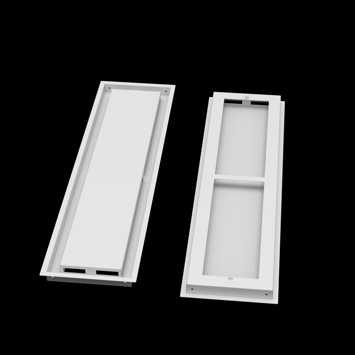8x33 ceiling vent cover, front and back