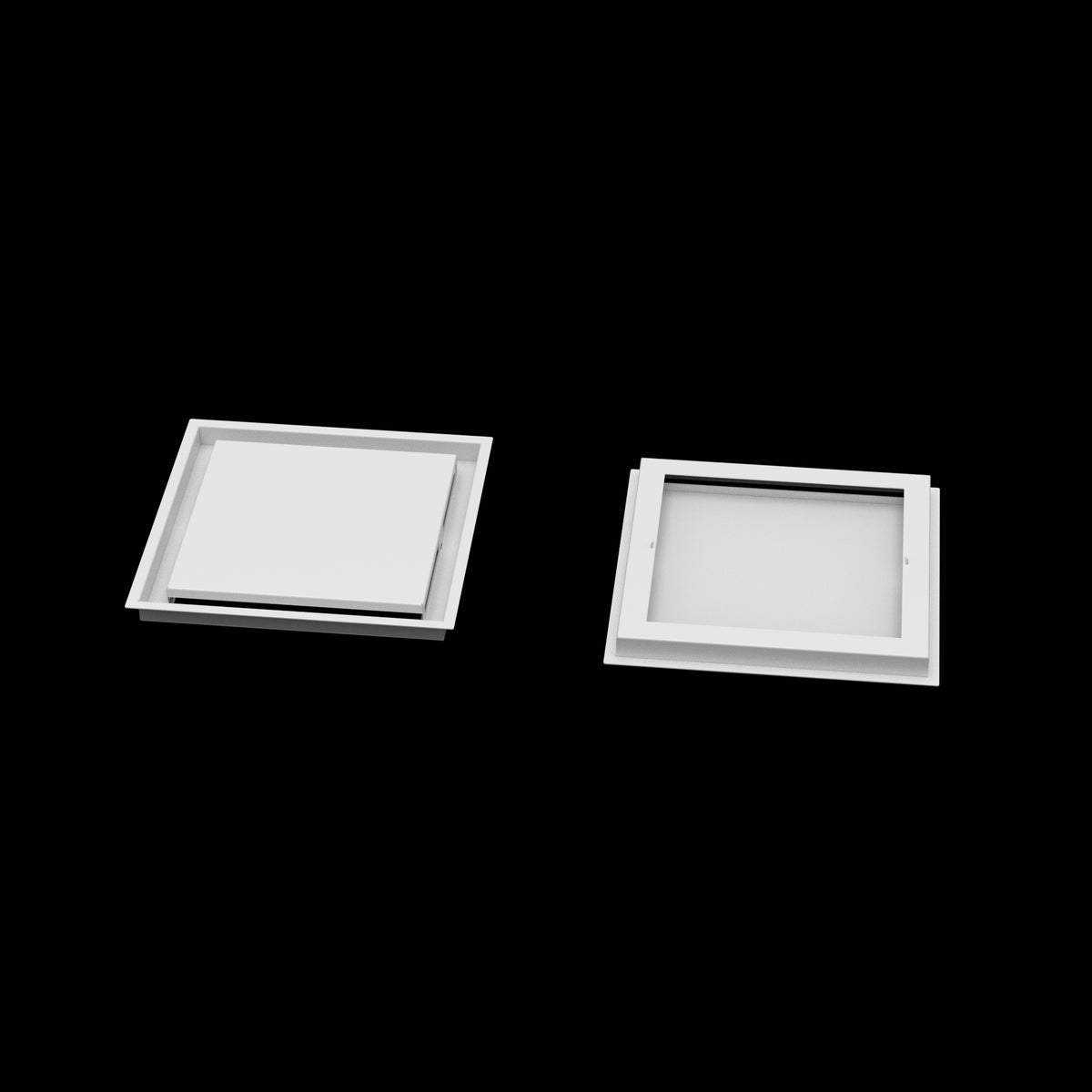 14x14 ceiling vent cover, front and back