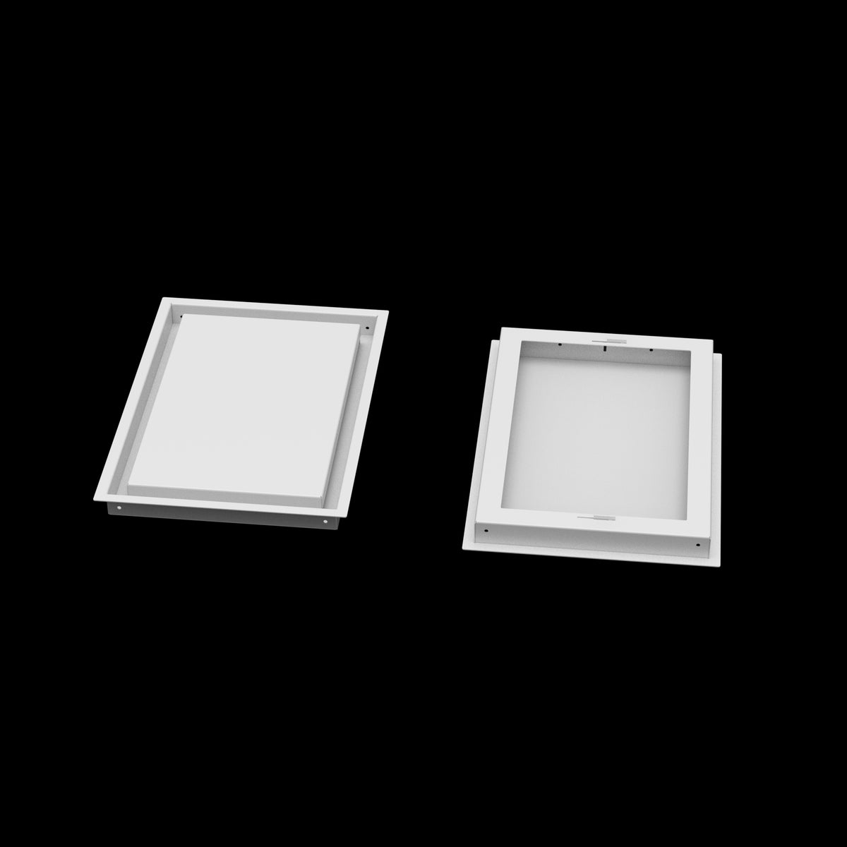 11x16 wall vent cover, front and back