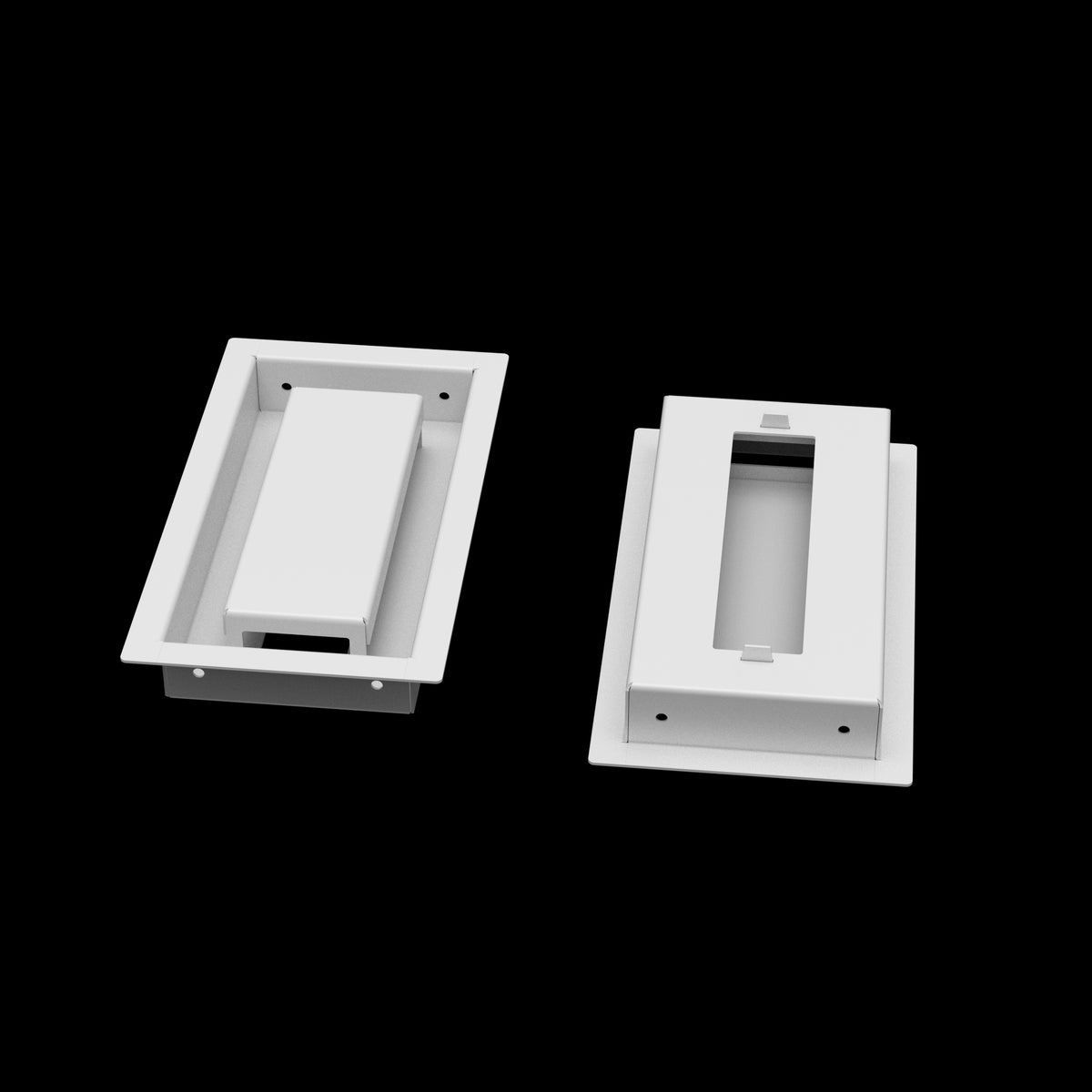 4x8 ceiling vent cover, front and back