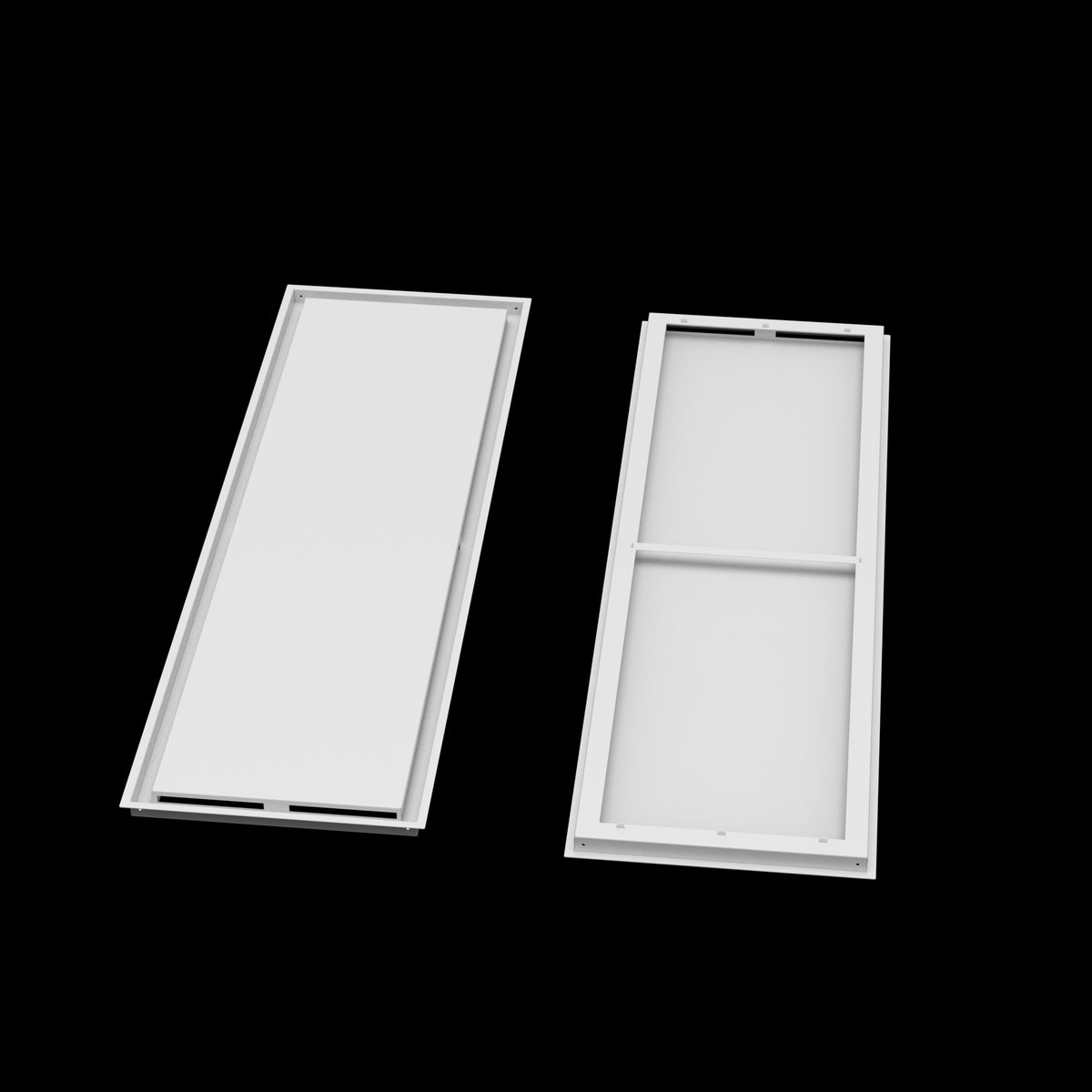 17x56 ceiling vent cover, front and back