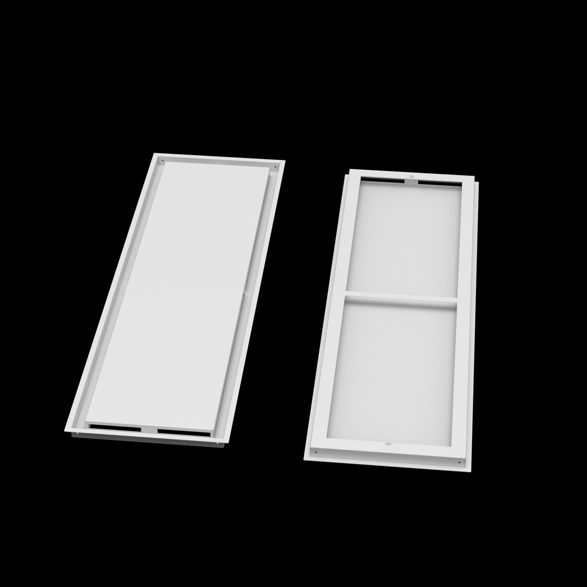 14x46 ceiling vent cover, front and back