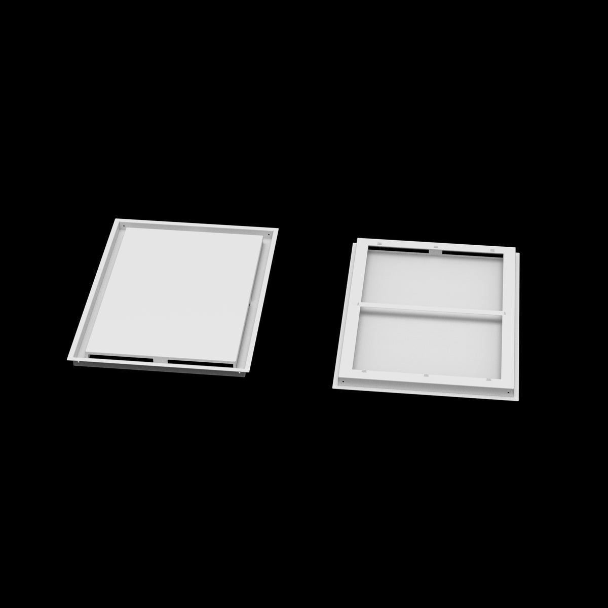 18x25 ceiling vent cover, front and back