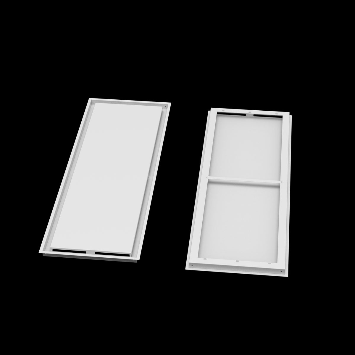 16x47 ceiling vent cover, front and back