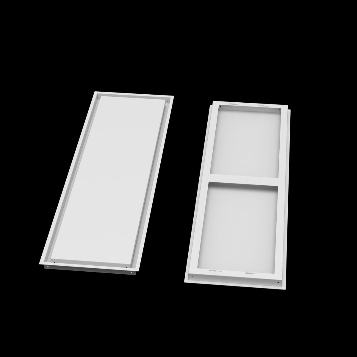 13x44 wall vent cover, front and back