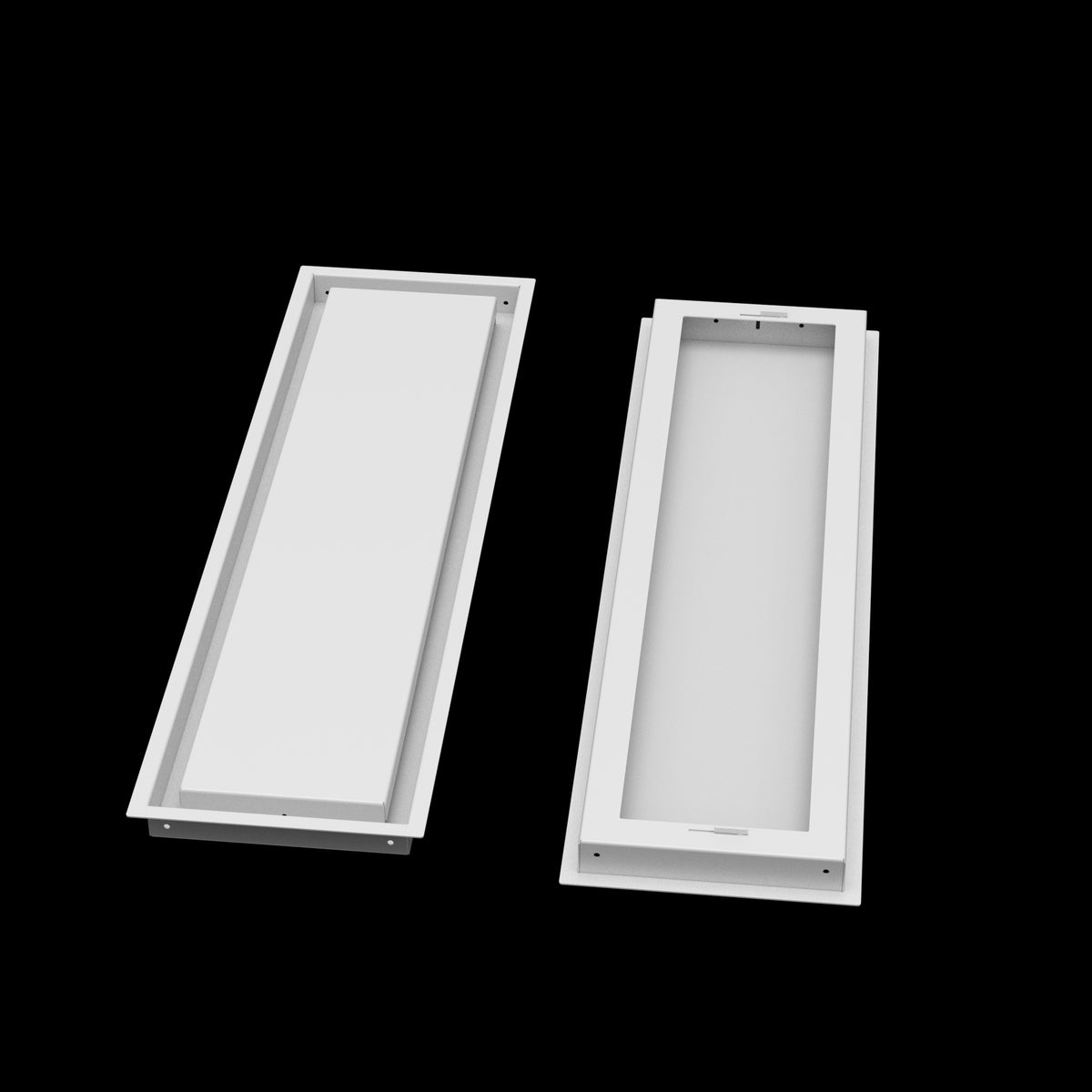 8x30 wall vent cover, front and back