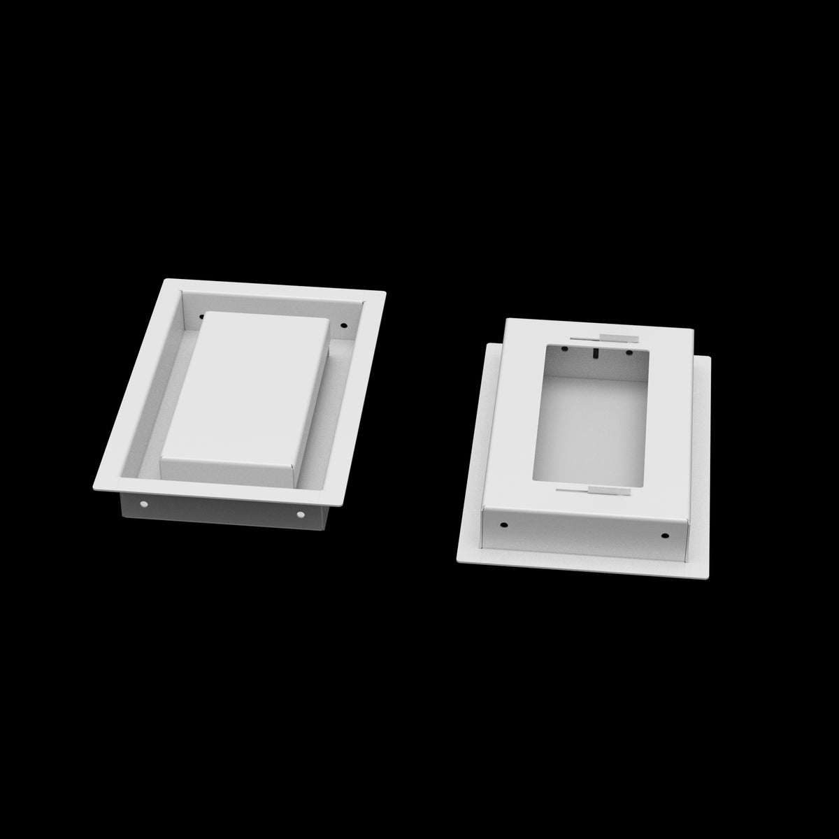 5x8 wall vent cover, front and back